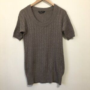 BCBGMaxAzria Wool Blend Short Sleeve Sweater Tee